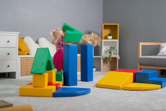 Soft Play 10 Foam Block Set - Multicolor Creativity