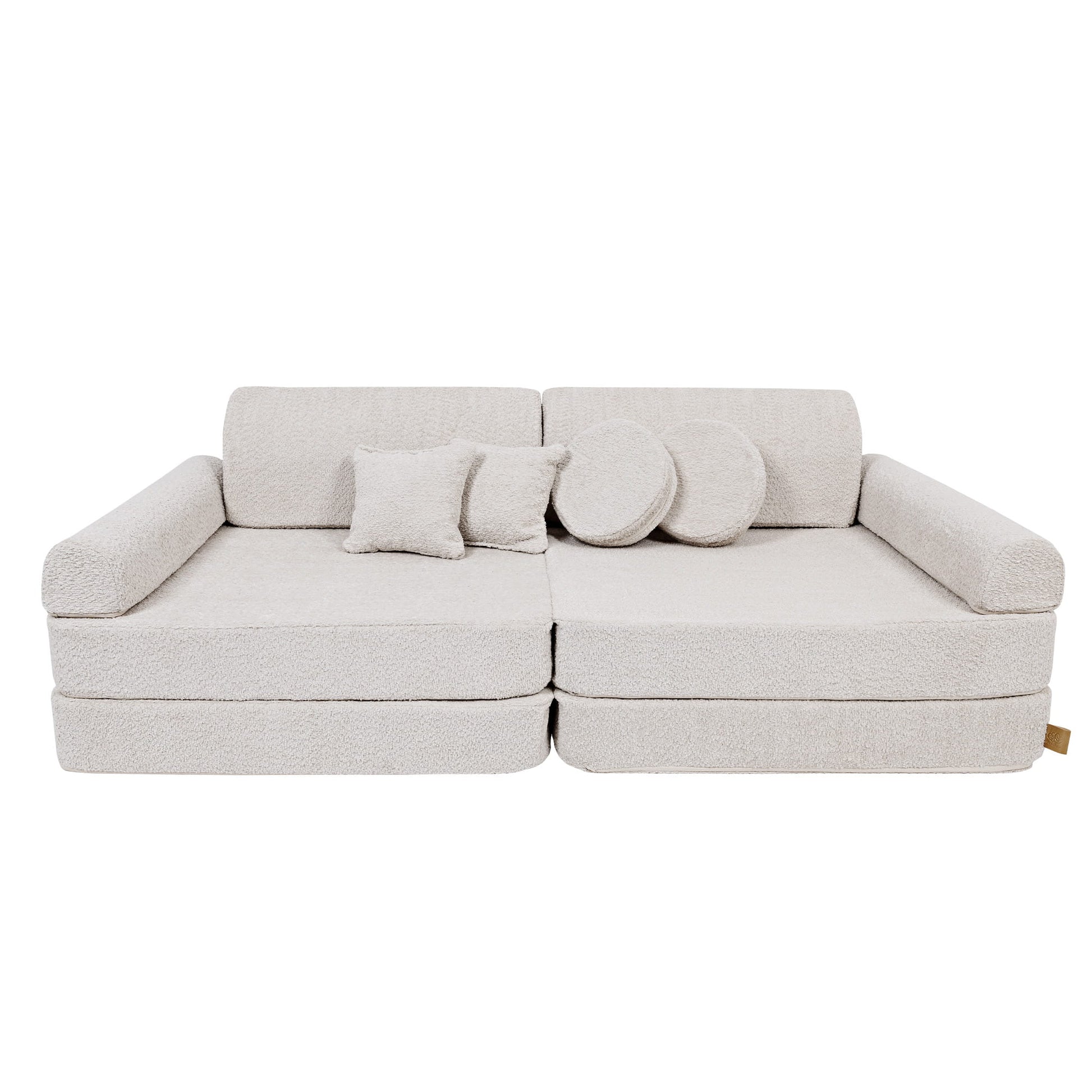 Modular Sofa for Kids - Premium Boucle, Champagne Ecru