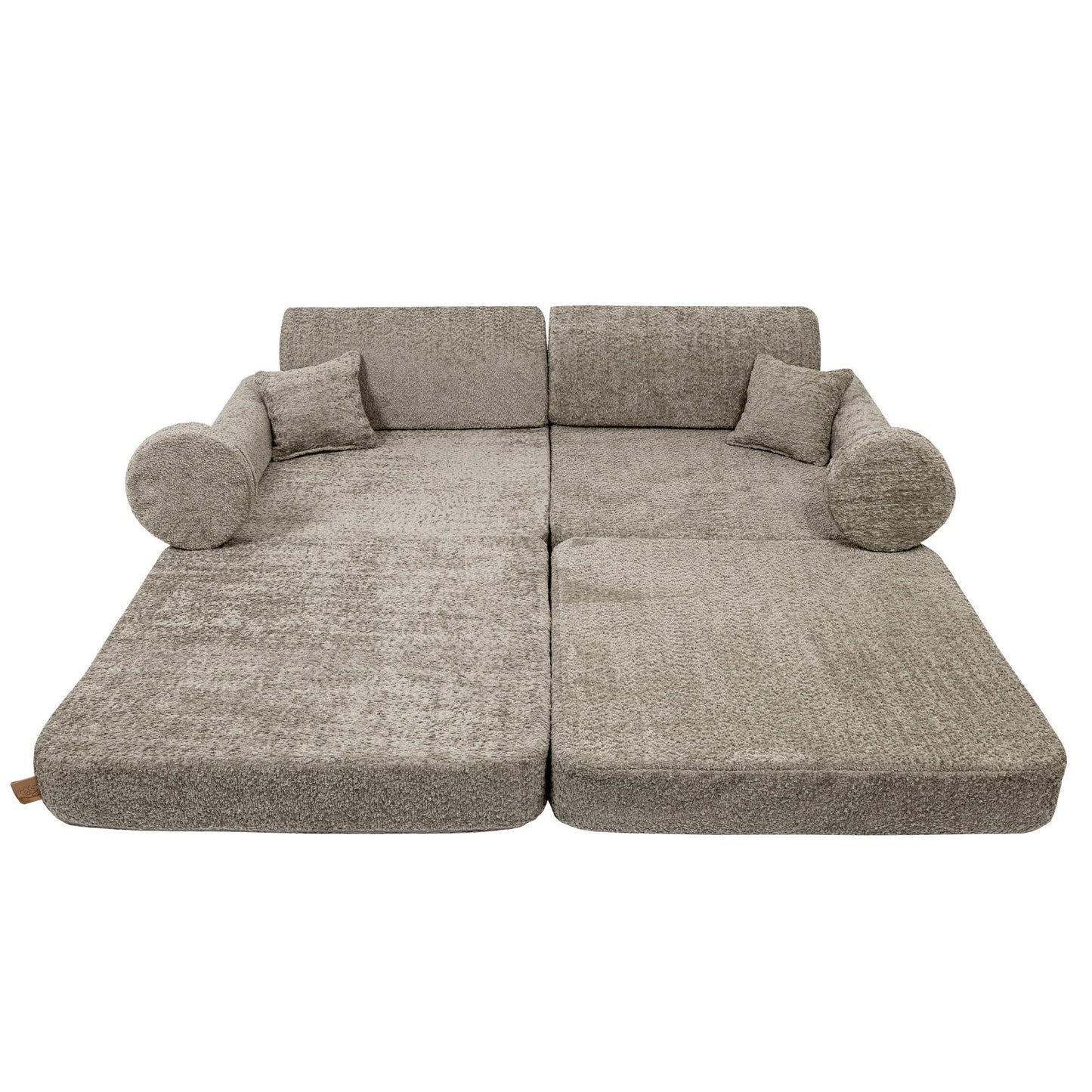 Modular Sofa for Kids - Premium Boucle, Tan Beige