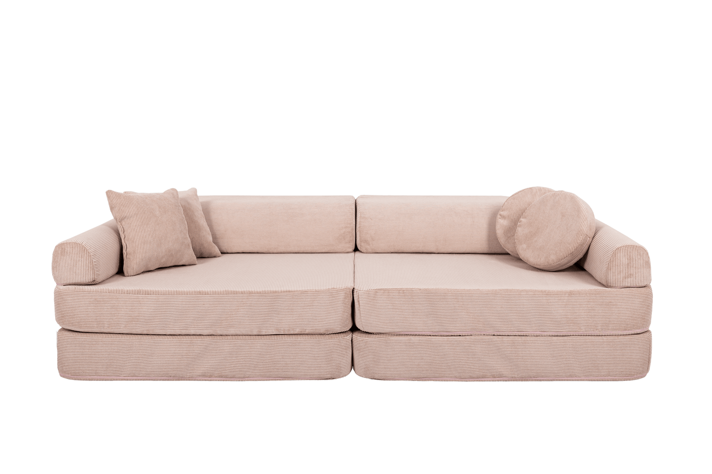 Modular Sofa for Kids - Slimcord Corduroy Pink