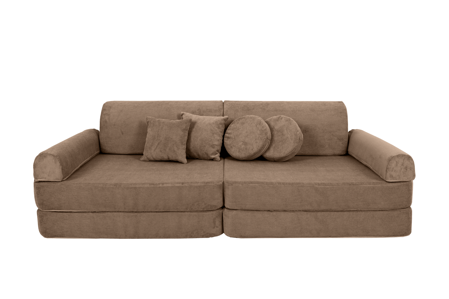 Modular Sofa for Kids - Slimcord Corduroy Brown