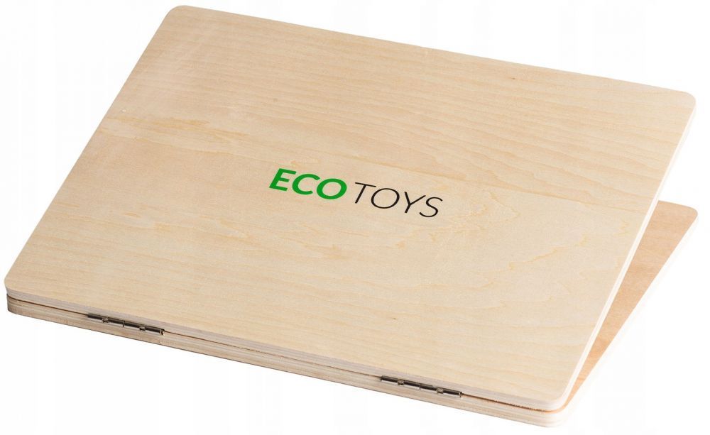 ECOTOYS - Holz Laptop & Handy Set - Panda Pals