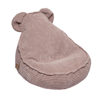 MeowBaby - Sitzsack Ästhetik Teddybär Cord | Rosa