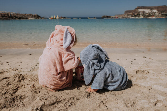 Rätt - Kurzarm Poncho für Kleinkinder | "Hase"