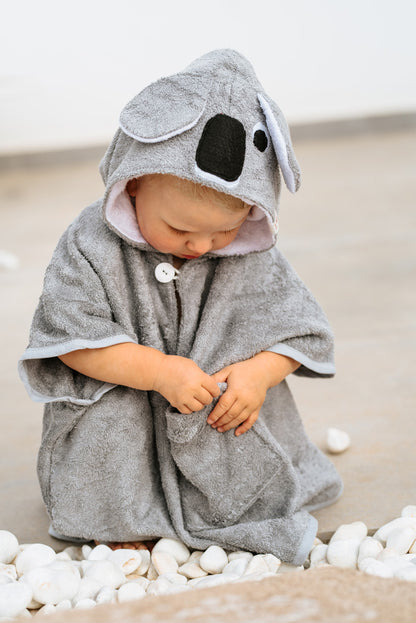 Rätt - Kurzarm Poncho für Kleinkinder | "Koala"