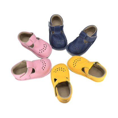 Omaking - Leder Kinderschuh "Lusti" | Pink