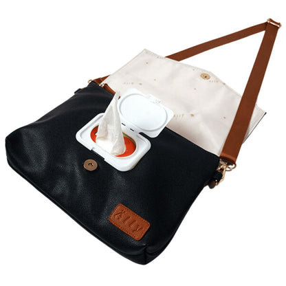 Ally Scandic - Baby Accessories Handtasche | Black Coffee - Panda Pals