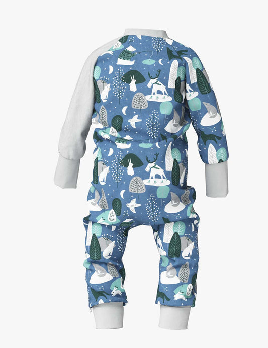Breden – Baby-Schlafoverall | FREDA – Winter Animals
