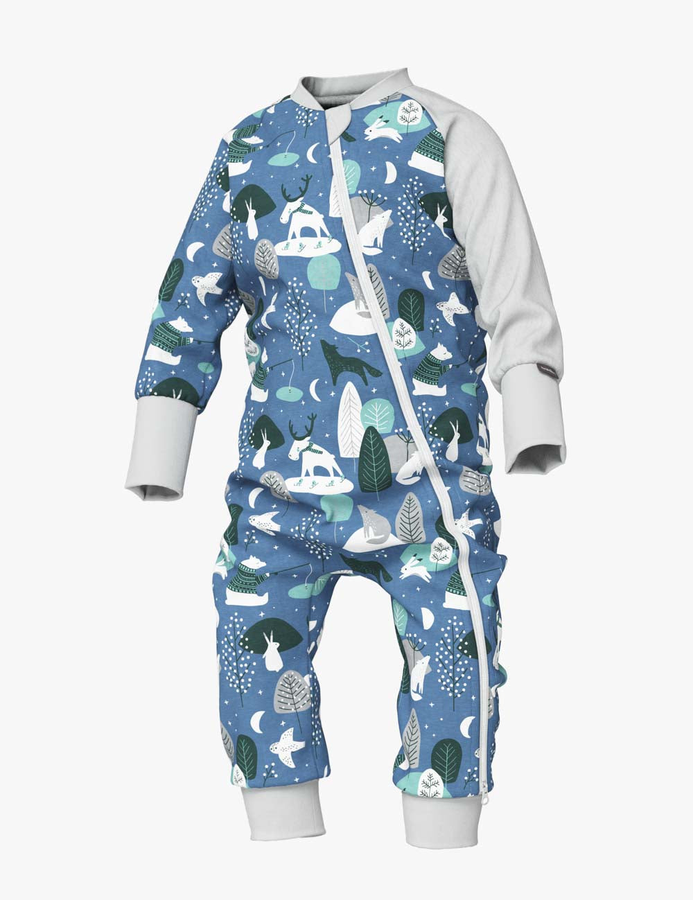 Breden – Baby-Schlafoverall | FREDA – Winter Animals