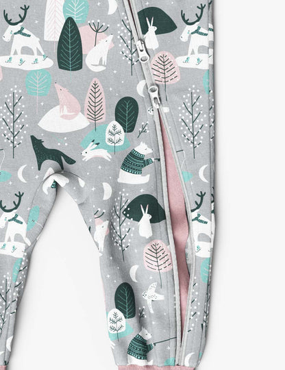Breden – Baby-Schlafoverall | FREDA – Winter Animals