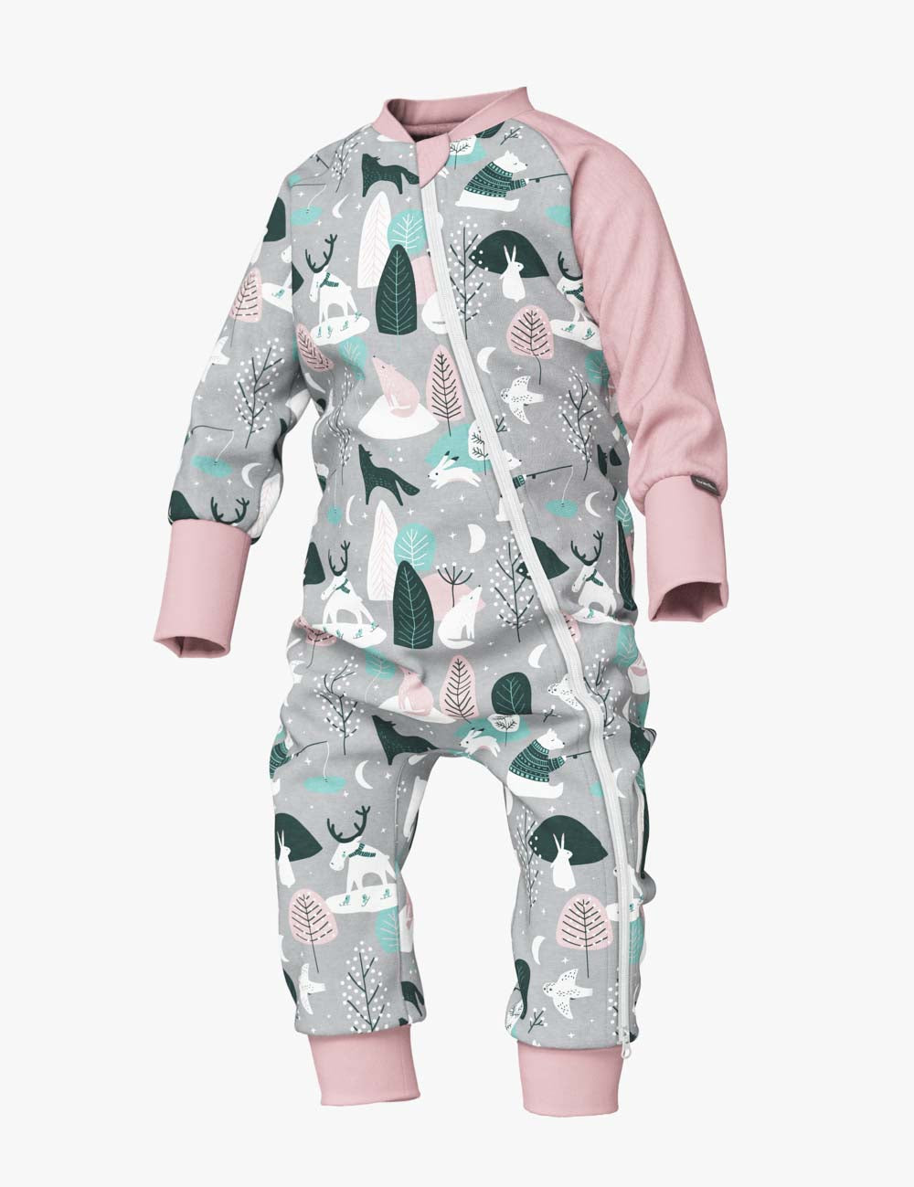 Breden – Baby-Schlafoverall | FREDA – Winter Animals