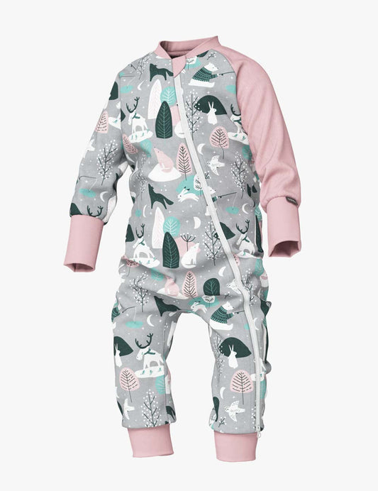 Breden – Baby-Schlafoverall | FREDA – Winter Animals