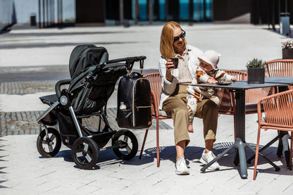 Ally Scandic - Großer Wickelrucksack | Espresso - Panda Pals