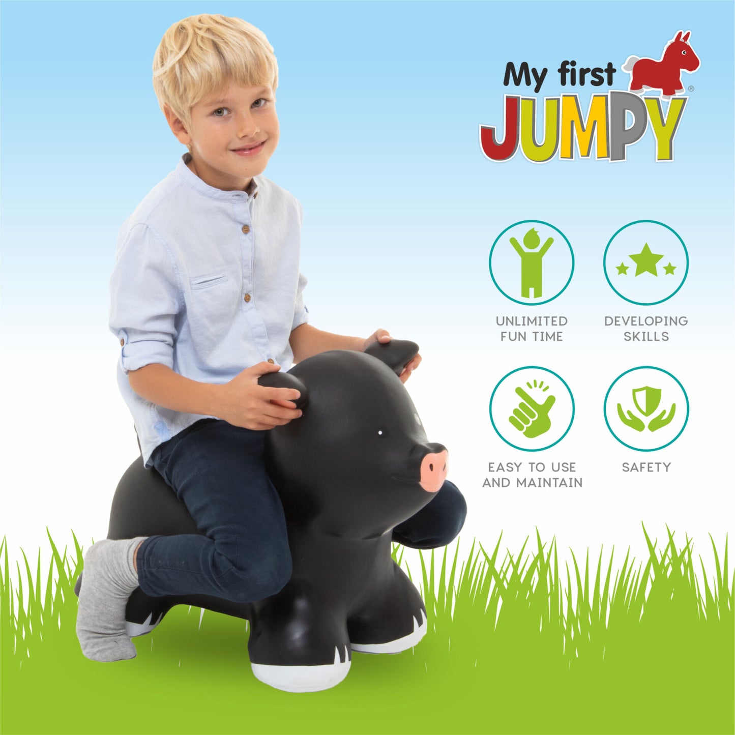 My First JUMPY – Black Piggy