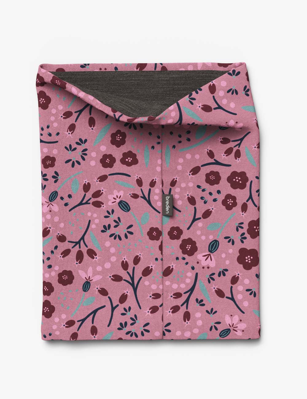Breden – Kinder-Merino-Schlauchschal | MOKKA - Autumn Flowers
