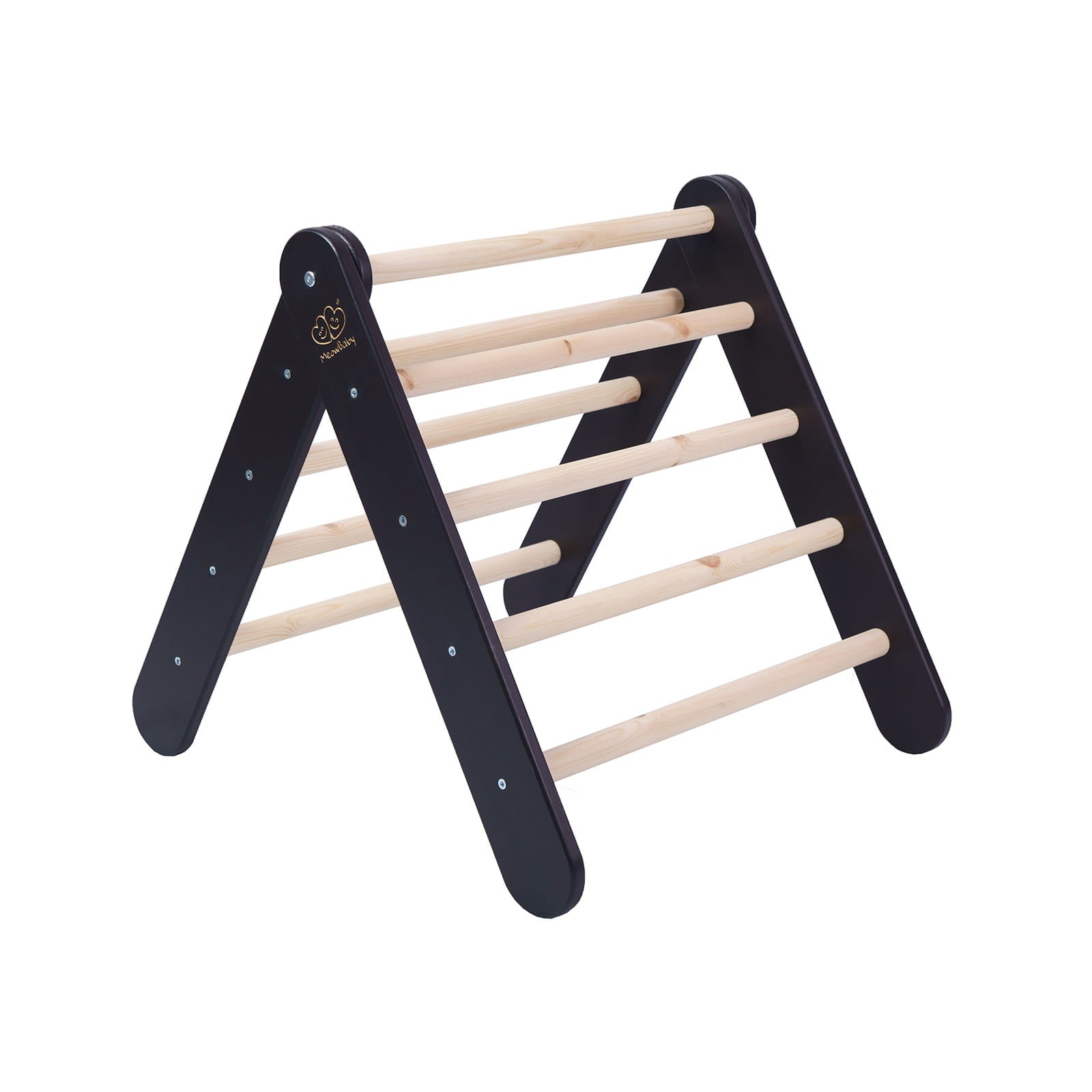 Large Wooden Pikler Ladder - Black