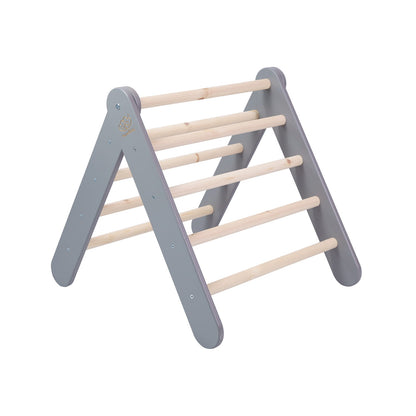 Wooden Pikler Climbing Ladder - Gray