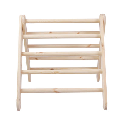 Large Wooden Pikler Ladder - Natural Wood