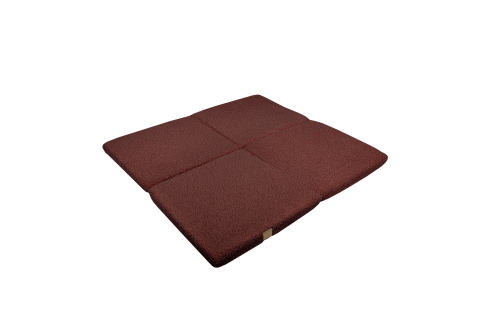 Play Mat for Kids - Square Bearly Brown