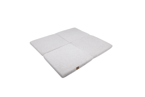 Play Mat for Kids - Square Bearly White