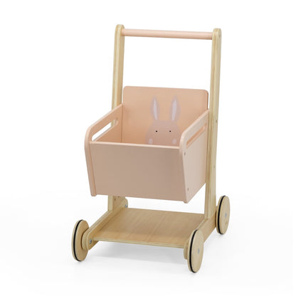 Trixie Baby - Holz Einkaufswagen | Hase