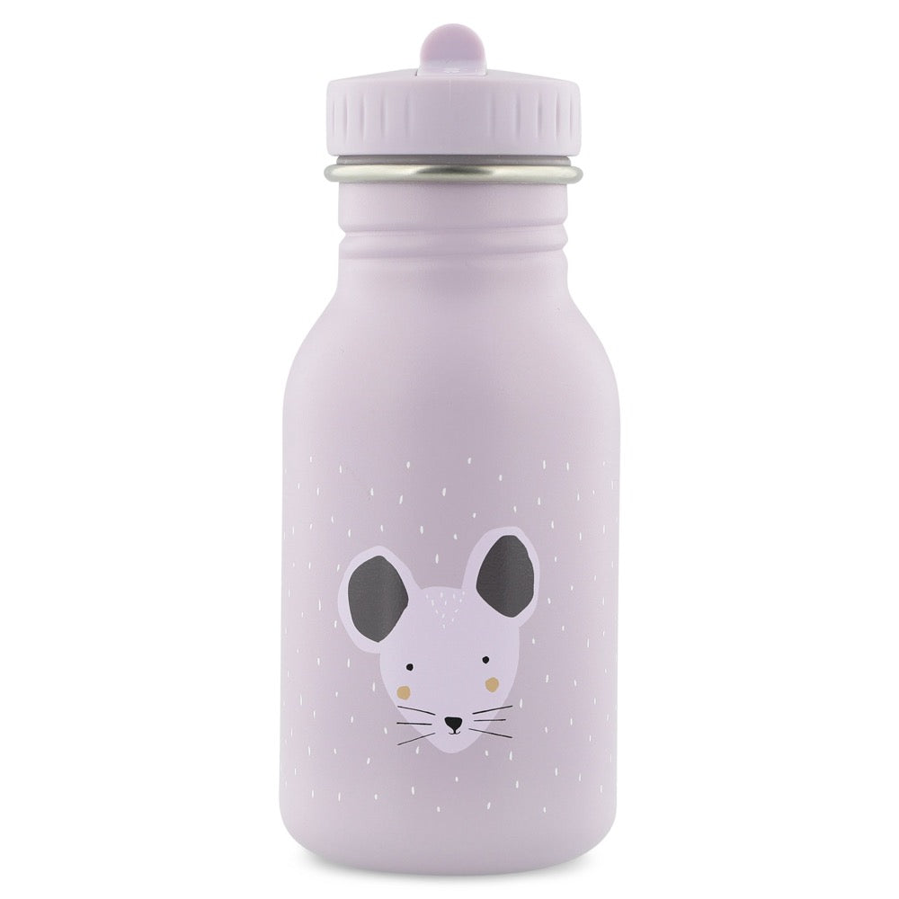 Trixie Baby - Edelstahl Flasche 350 ml | Maus - Panda Pals