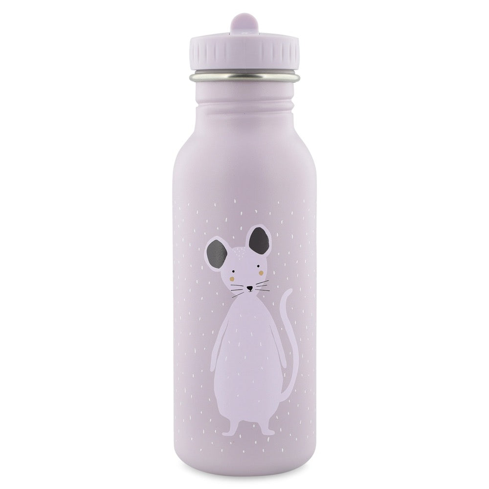 Trixie Baby - Edelstahl Flasche 500 ml | Maus - Panda Pals