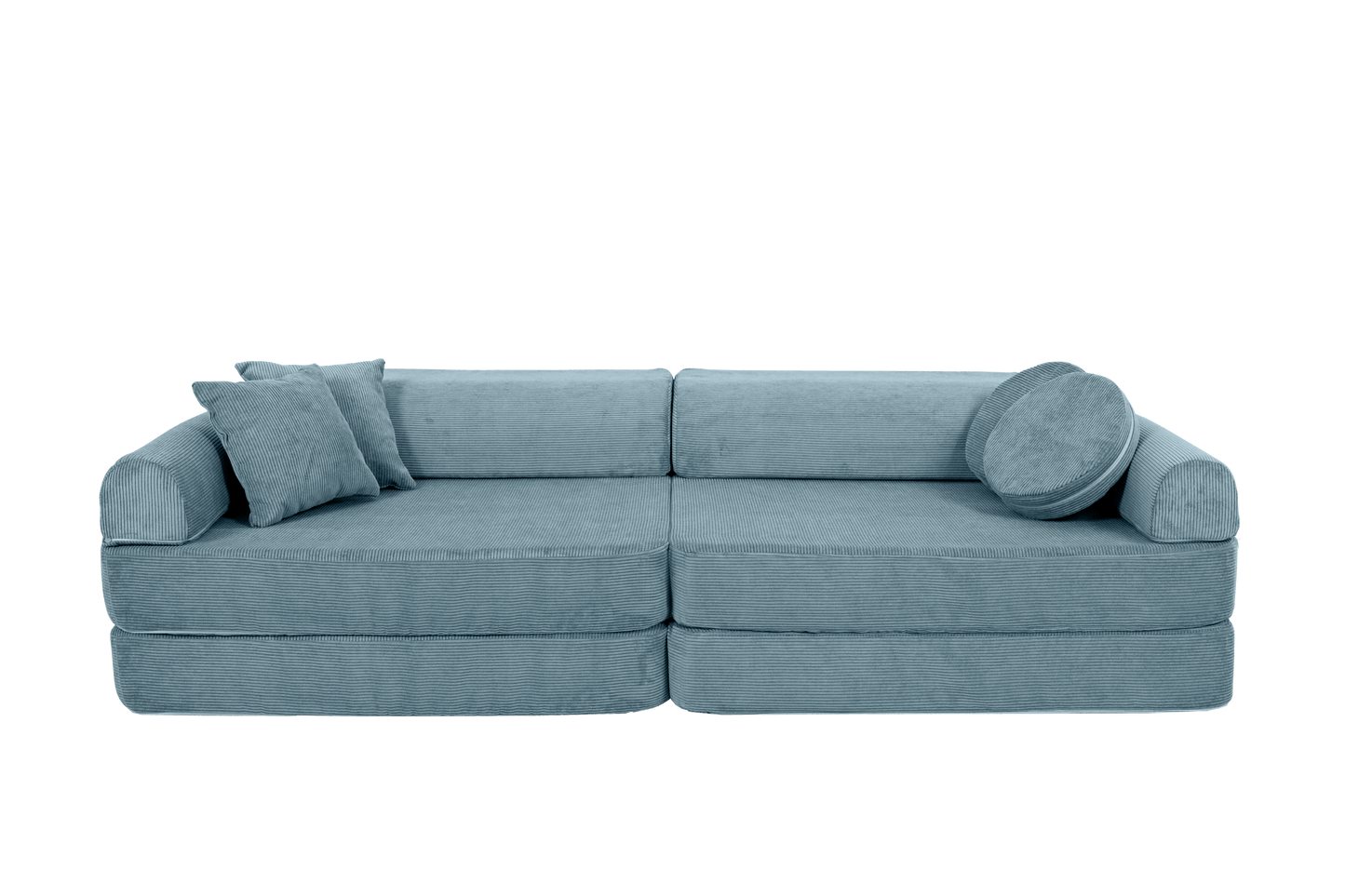 Modular Sofa for Kids - Slimcord Corduroy Turquise