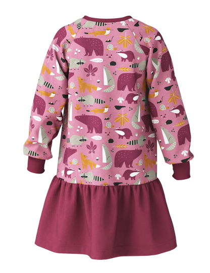 Girls Dress ELORA - Autumn Forest