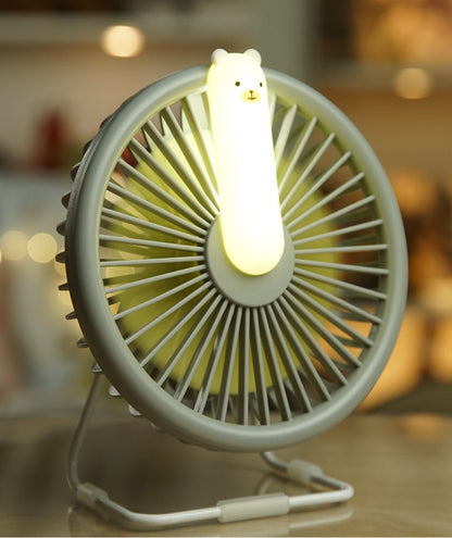 Rabbit & Friends - Lampe & Ventilator | Grau