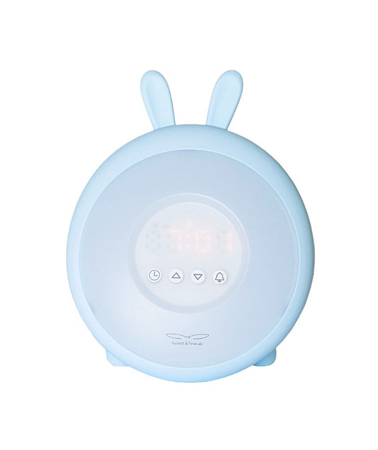 Rabbit & Friends - Lampe & Wecker Hase | Blau