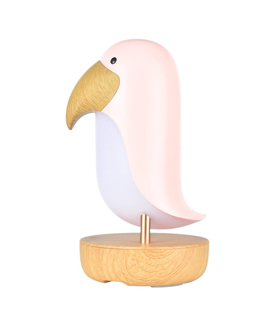 Rabbit & Friends - Lampe Vogel | Pink mit Lautsprecher - Panda Pals