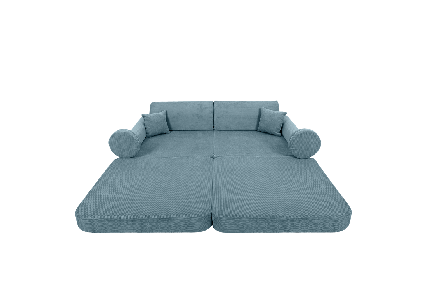 Modular Sofa for Kids - Slimcord Corduroy Turquise