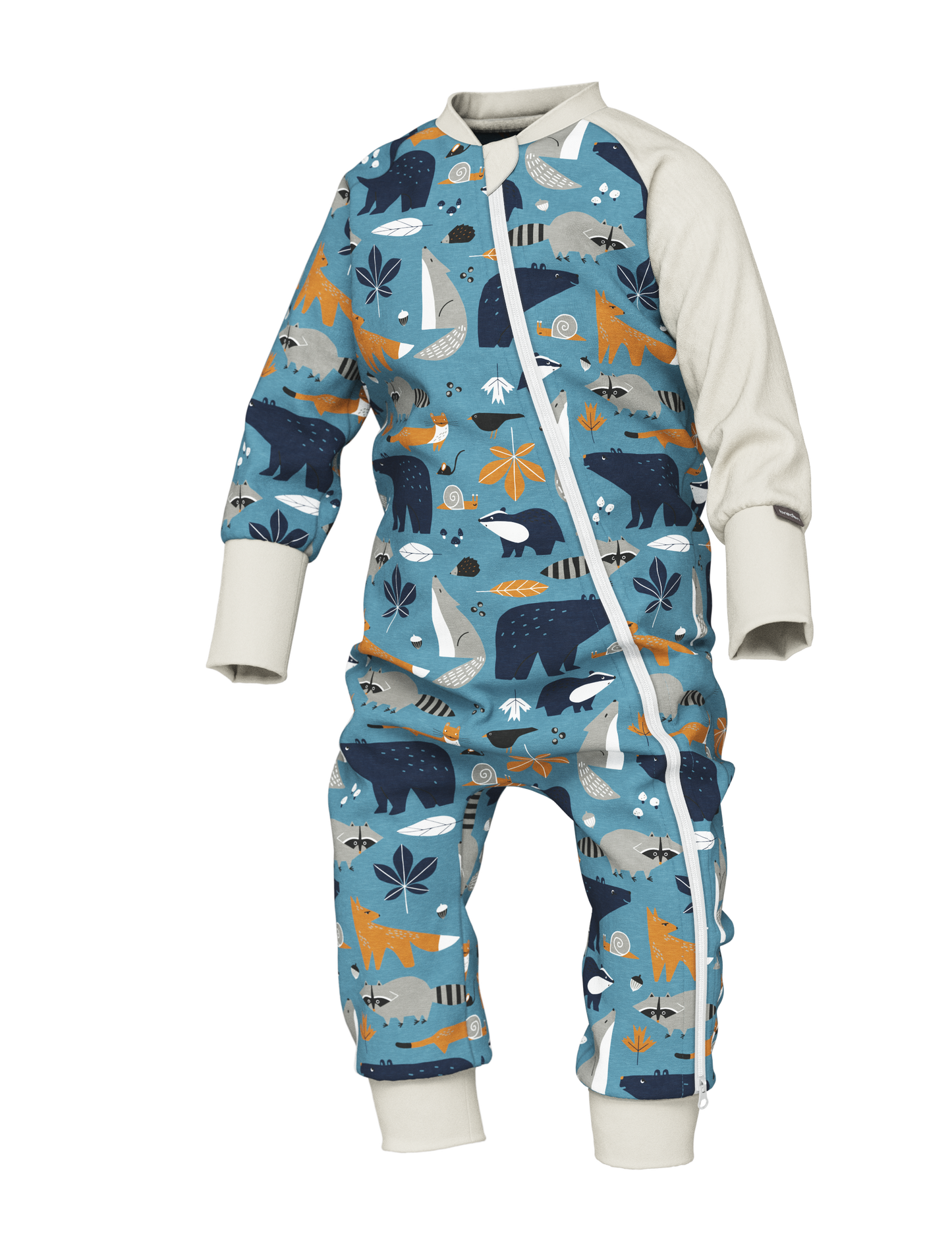 Breden – Baby-Schlafoverall | FREDA – Autumn Forest Animals