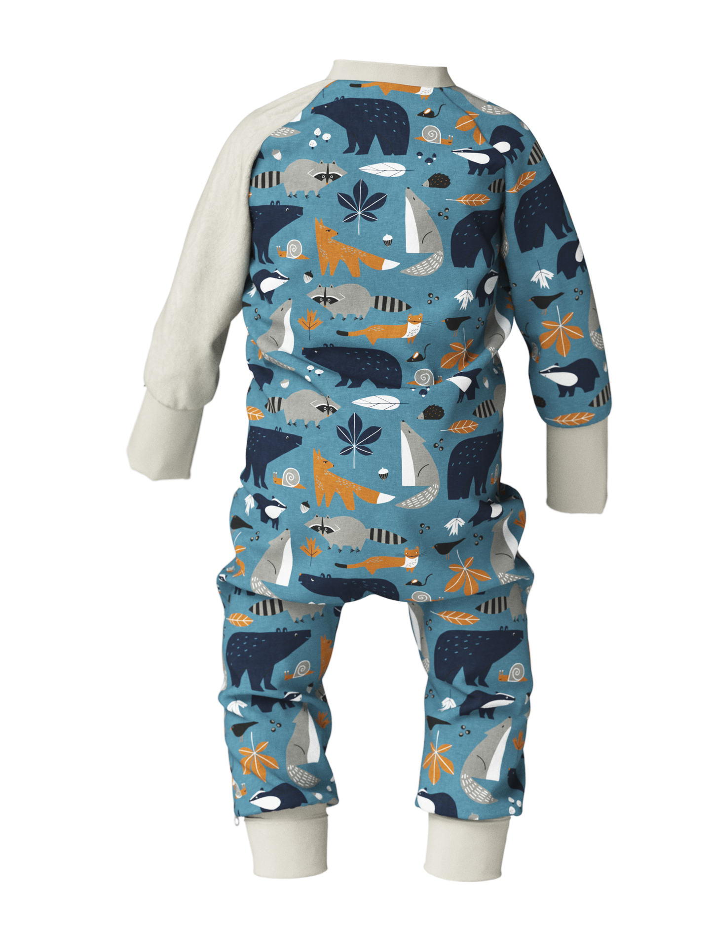 Breden – Baby-Schlafoverall | FREDA – Autumn Forest Animals
