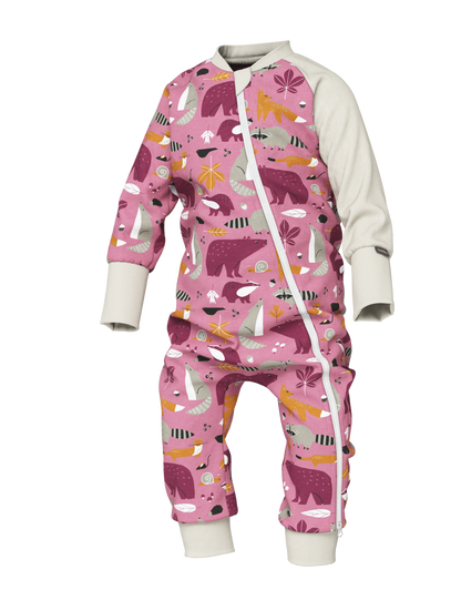 Breden – Baby-Schlafoverall | FREDA – Autumn Forest Animals