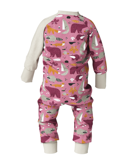 Breden – Baby-Schlafoverall | FREDA – Autumn Forest Animals