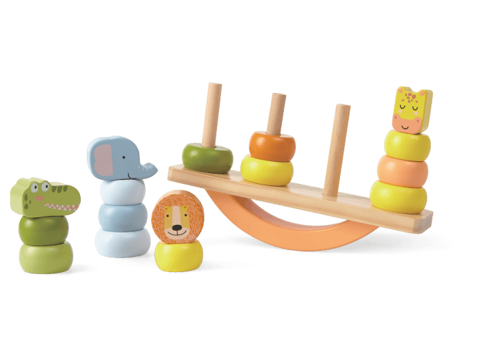 Gerardo's Toys - Holz Balance Spiel - Panda Pals