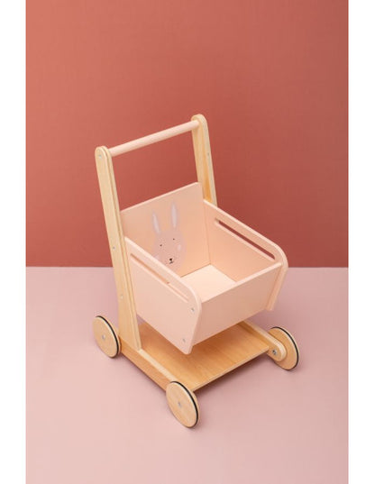 Trixie Baby - Holz Einkaufswagen | Hase