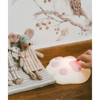 Rabbit & Friends - Silikonlampe Katzenpfote | Pink - Panda Pals