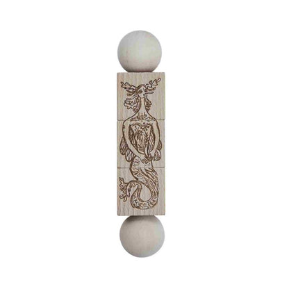 Magic Forest Wooden Spinning Puzzle - Natural
