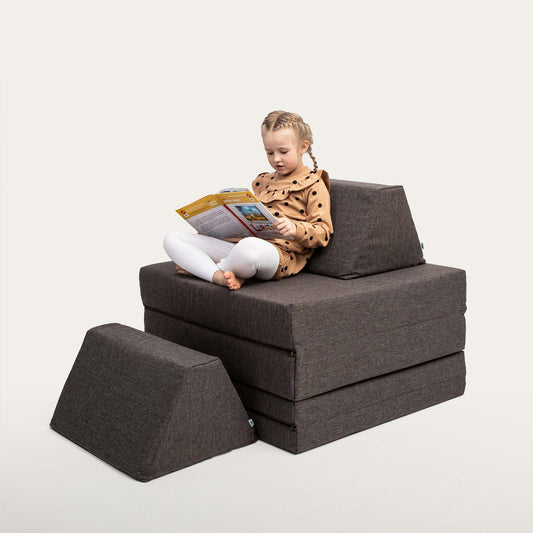 Monboxy - Aktivitäts Spielsofa | Dunkelbraun