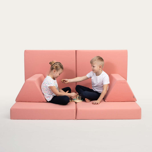 Monboxy - Aktivitäts Spielsofa | Lachsrosa