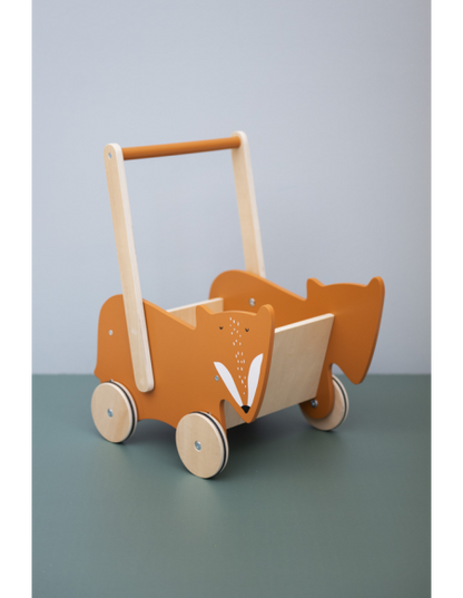 Trixie Baby - Holz Schiebewagen | Fuchs