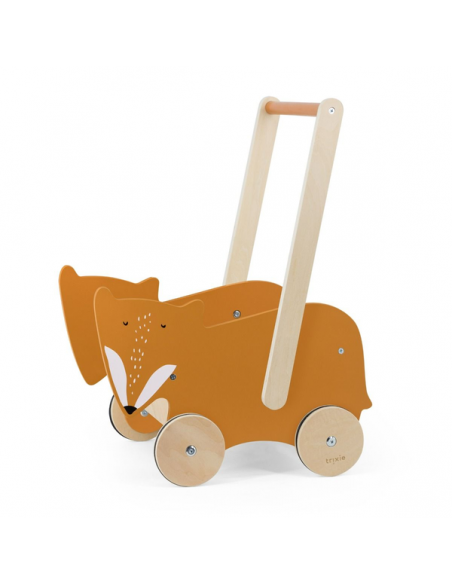 Trixie Baby - Holz Schiebewagen | Fuchs