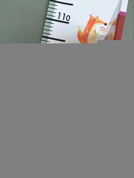 Paper Growth Chart For Kids - Fun Animals