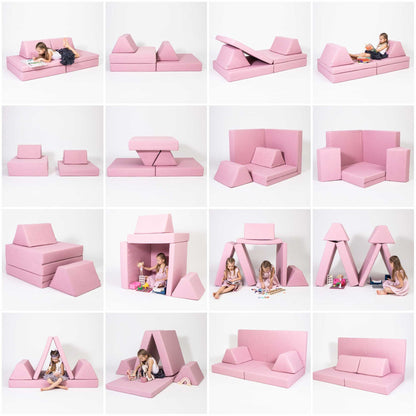 Monboxy - Aktivitäts Spielsofa | Rosa