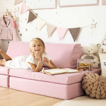 Monboxy - Aktivitäts Spielsofa | Rosa