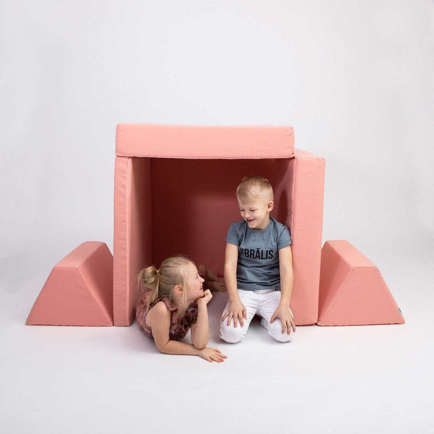 Monboxy - Aktivitäts Spielsofa | Lachsrosa