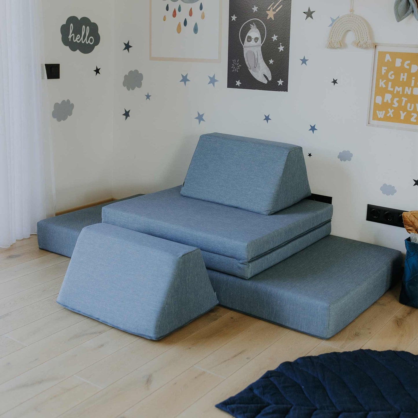 Monboxy - Aktivitäts Spielsofa | Türkis